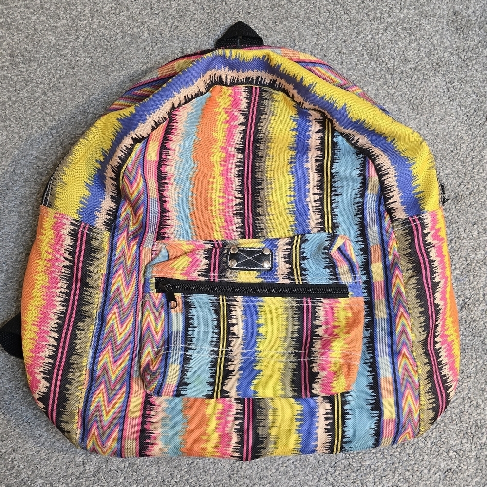 Massimo 2013 Very Lightweight Thin Fabric Bohemian Aztec Tribal Backpack Unisex